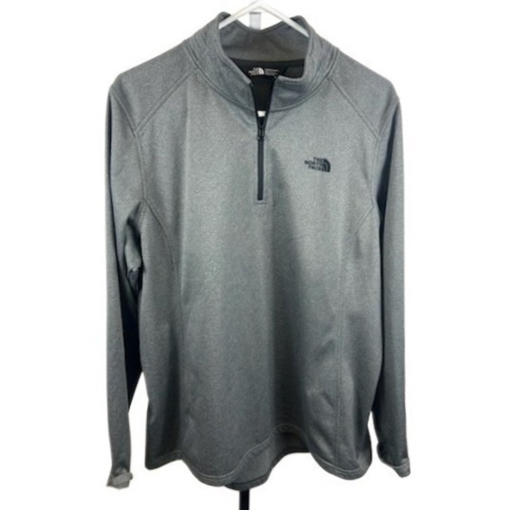 The North Face Fleece Pullover Women's Size XXL Gray Quarter Zip Jacket
